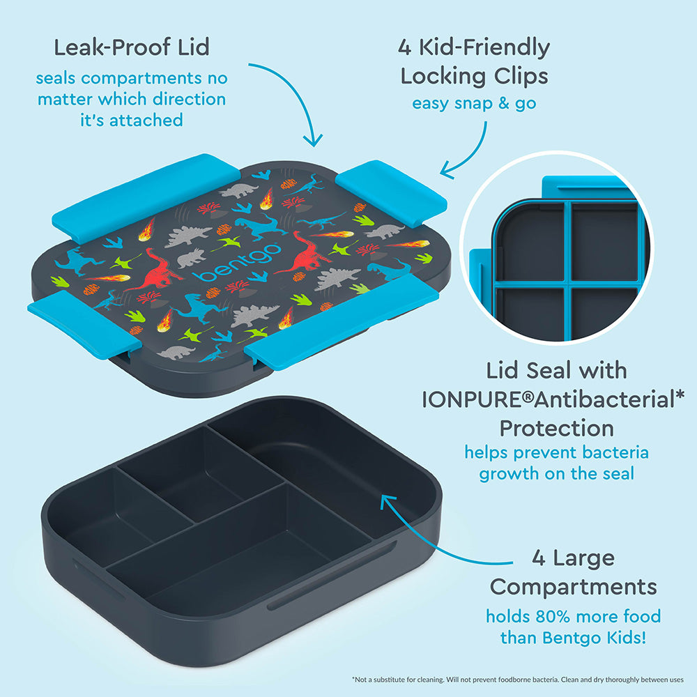 Bentgo Kids Snap & Go Lunch Box. Insulated Lunch Tote. & Ice Packs - Image 5