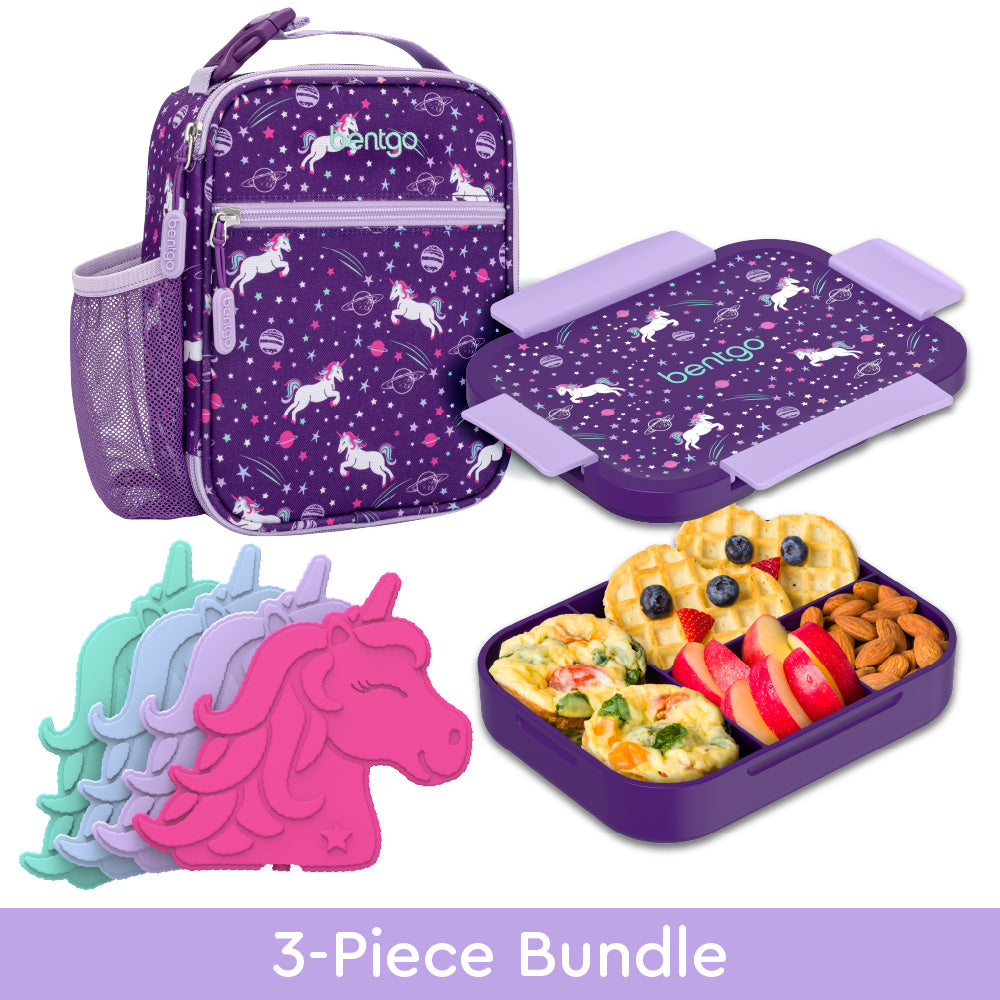Bentgo Kids Snap & Go Lunch Box. Insulated Lunch Tote. & Ice Packs - Image 10