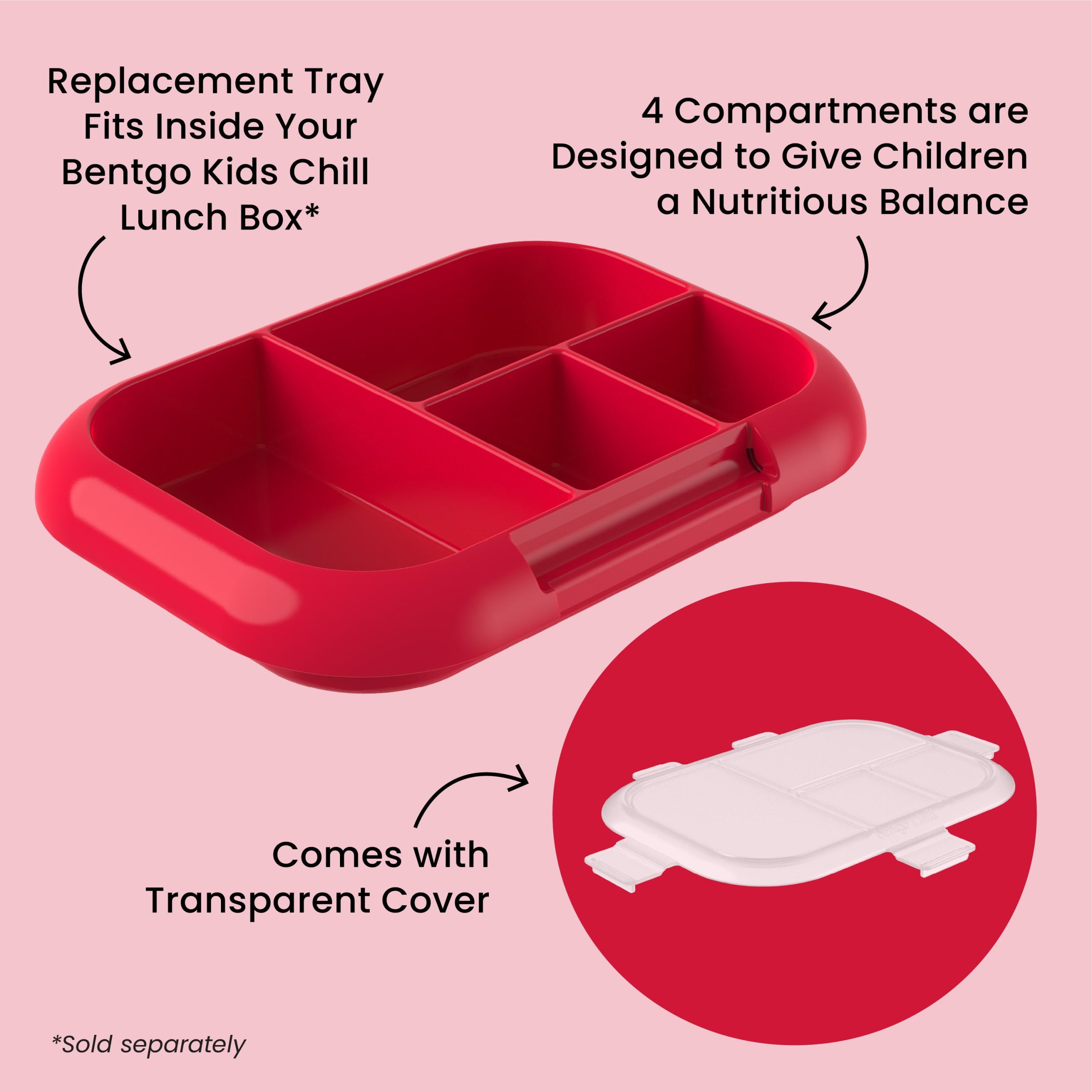 Bentgo Chill Kids Tray with Transparent Cover - Image 24