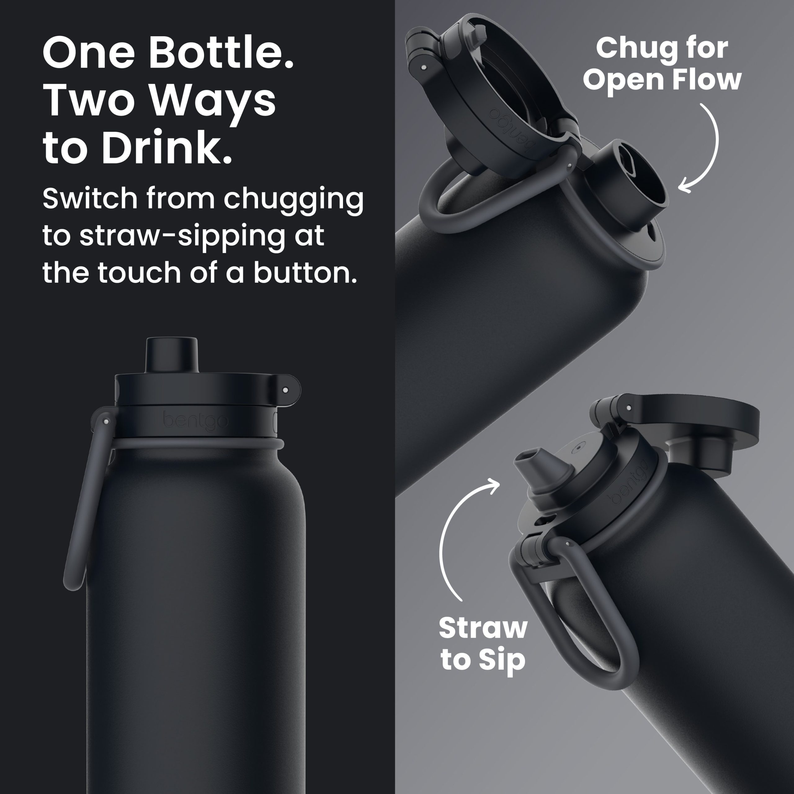 Bentgo Flip 2-in-1 Water Bottle (32 fl oz) - Image 10