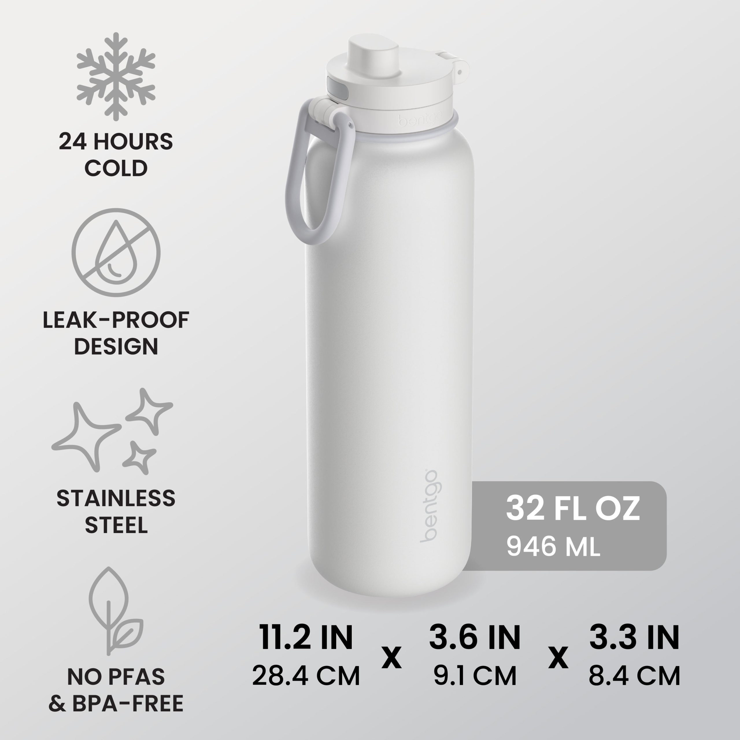 Bentgo Flip 2-in-1 Water Bottle (32 fl oz) - Image 19