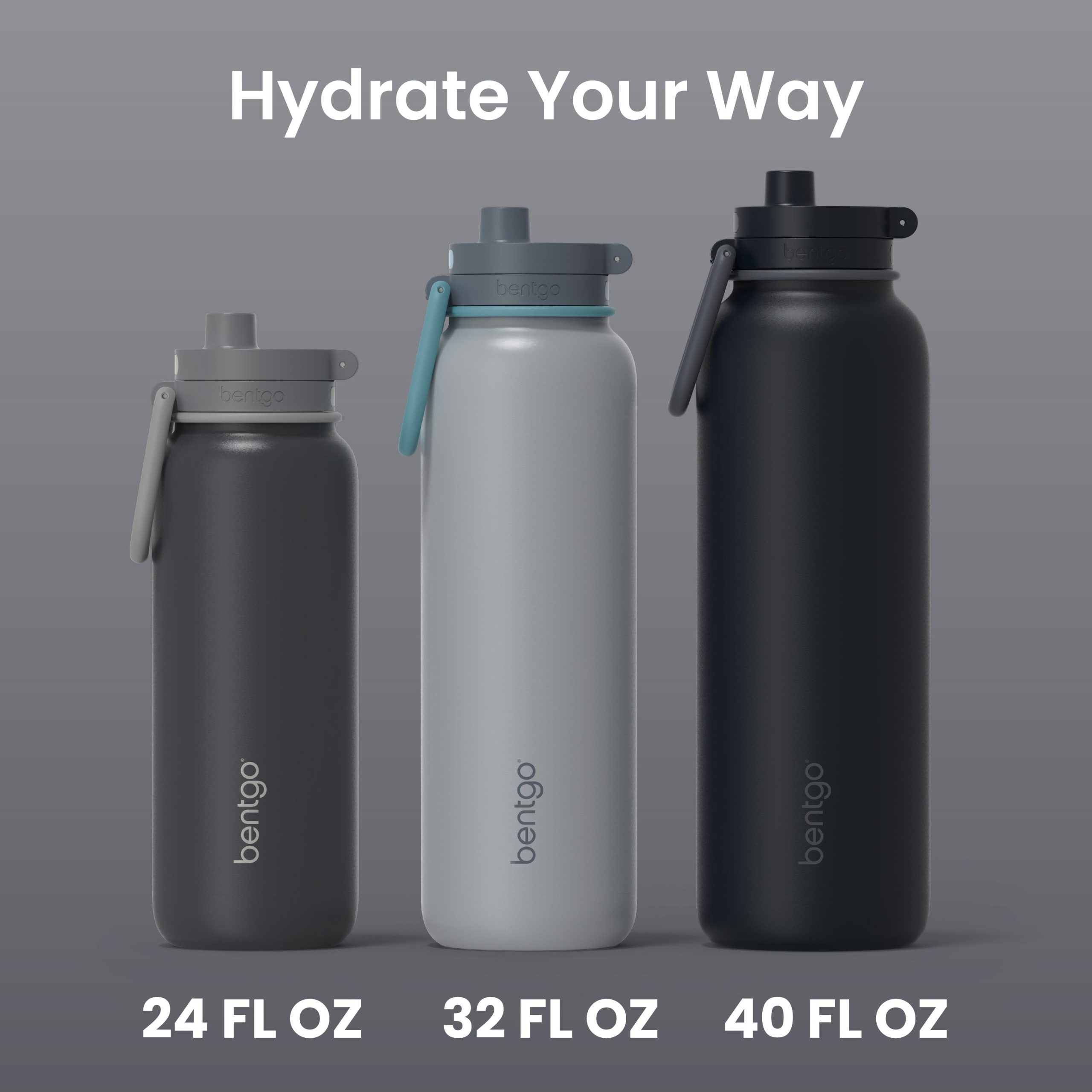 Bentgo Flip 2-in-1 Water Bottle (40 fl oz) - Image 7