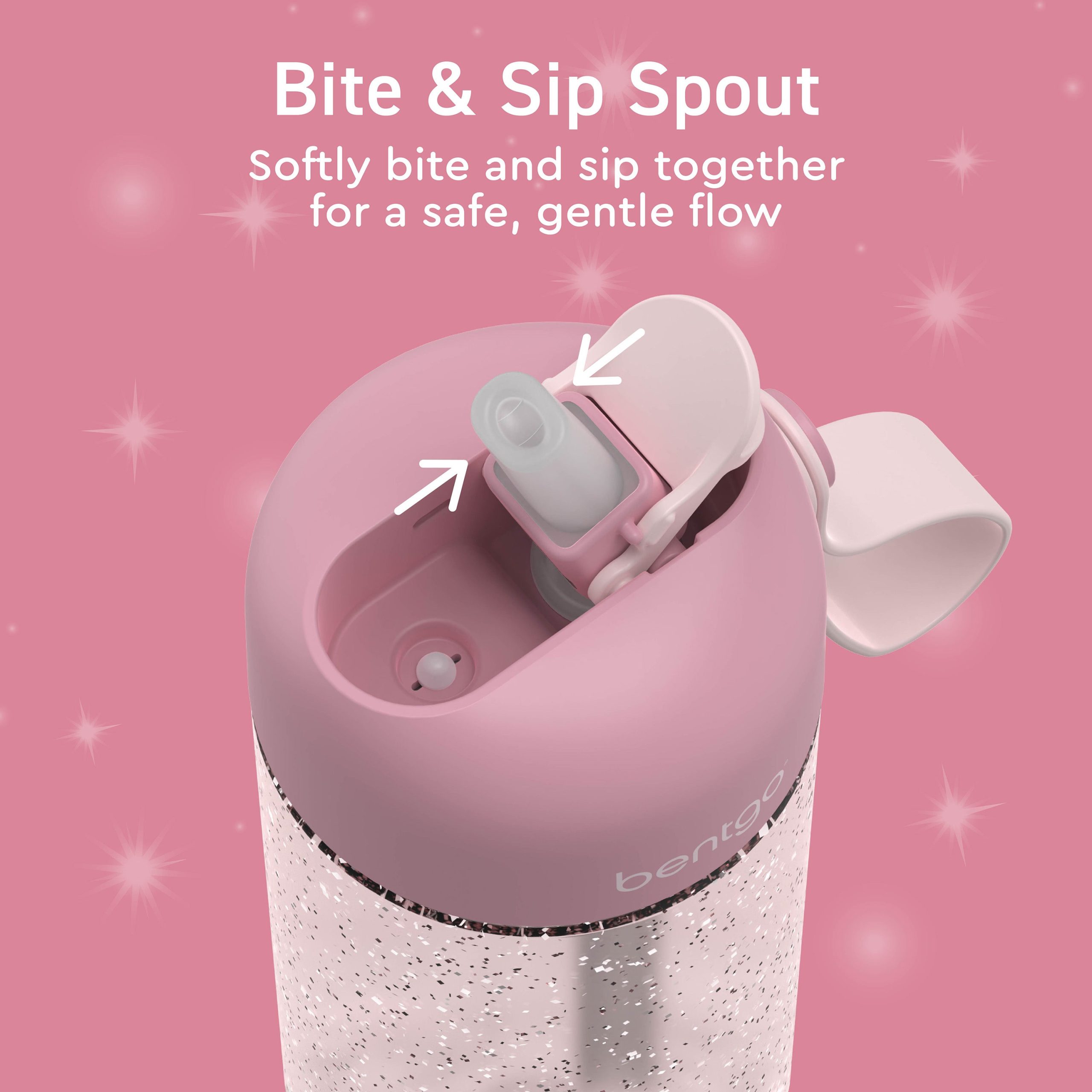 Bentgo Kids Water Bottle (Glitter) - Image 4