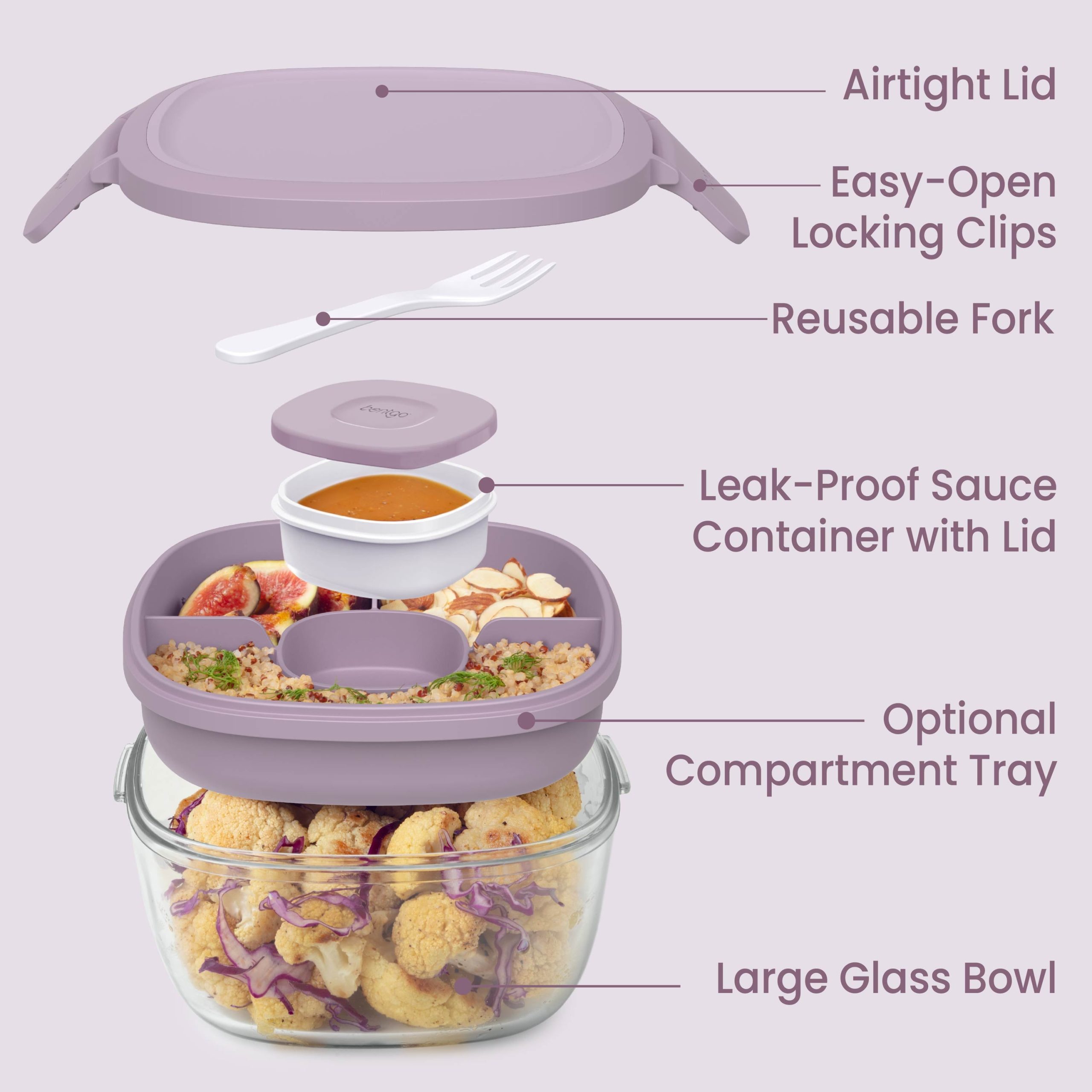 Bentgo Glass Salad Container - Image 19