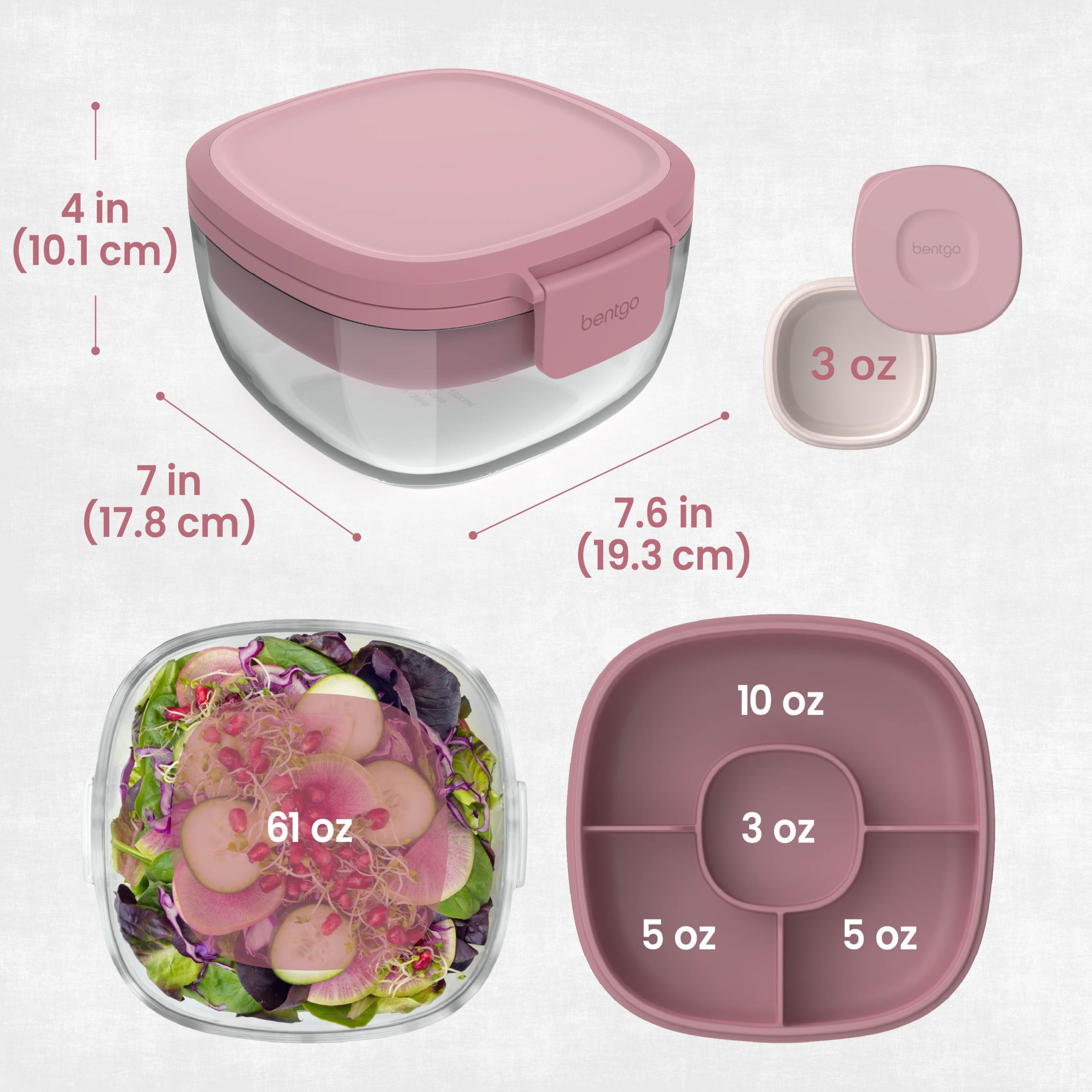 Bentgo Glass Salad Container - Image 6