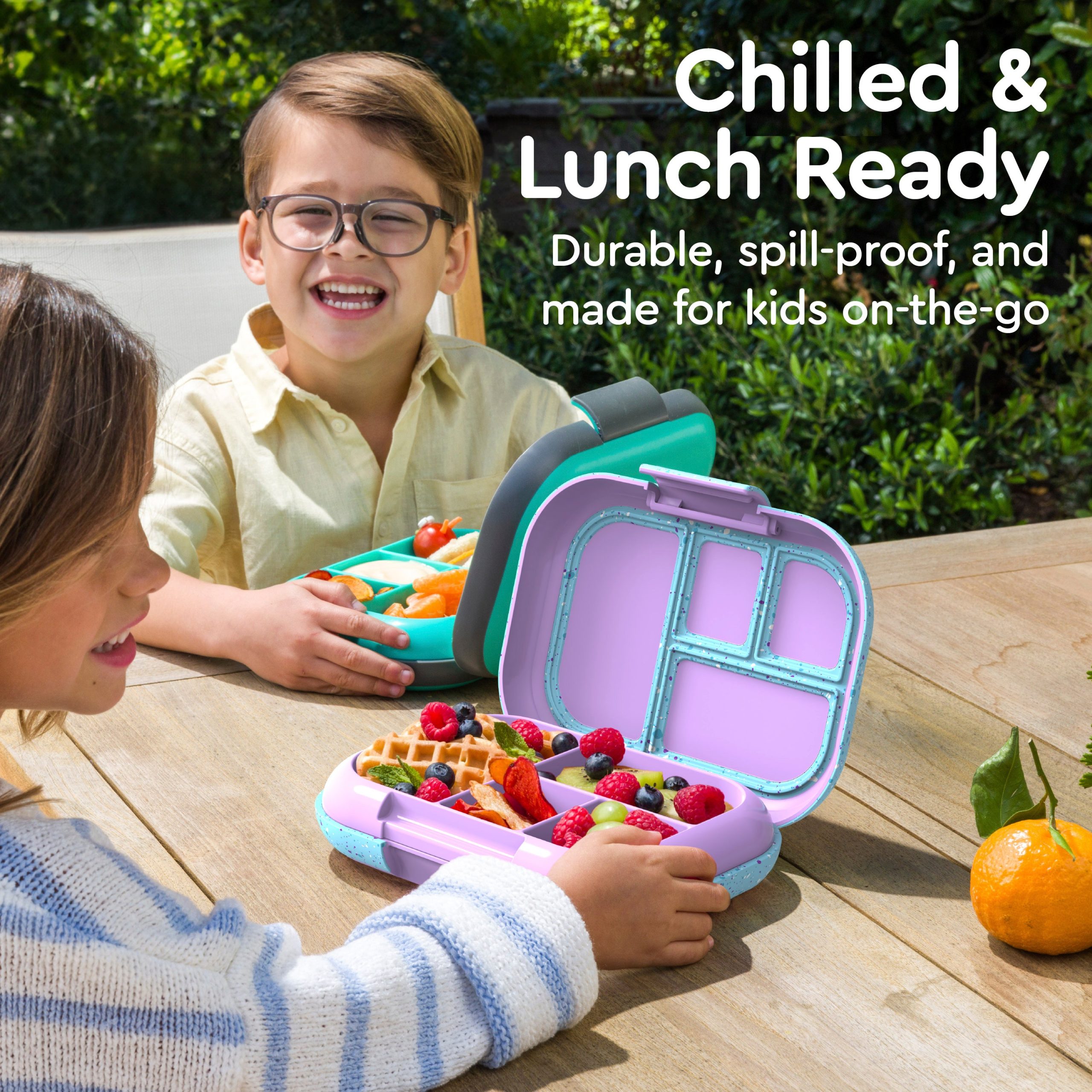 Bentgo Chill Kids Lunch Box & 2 Extra Trays with Lids - Image 4