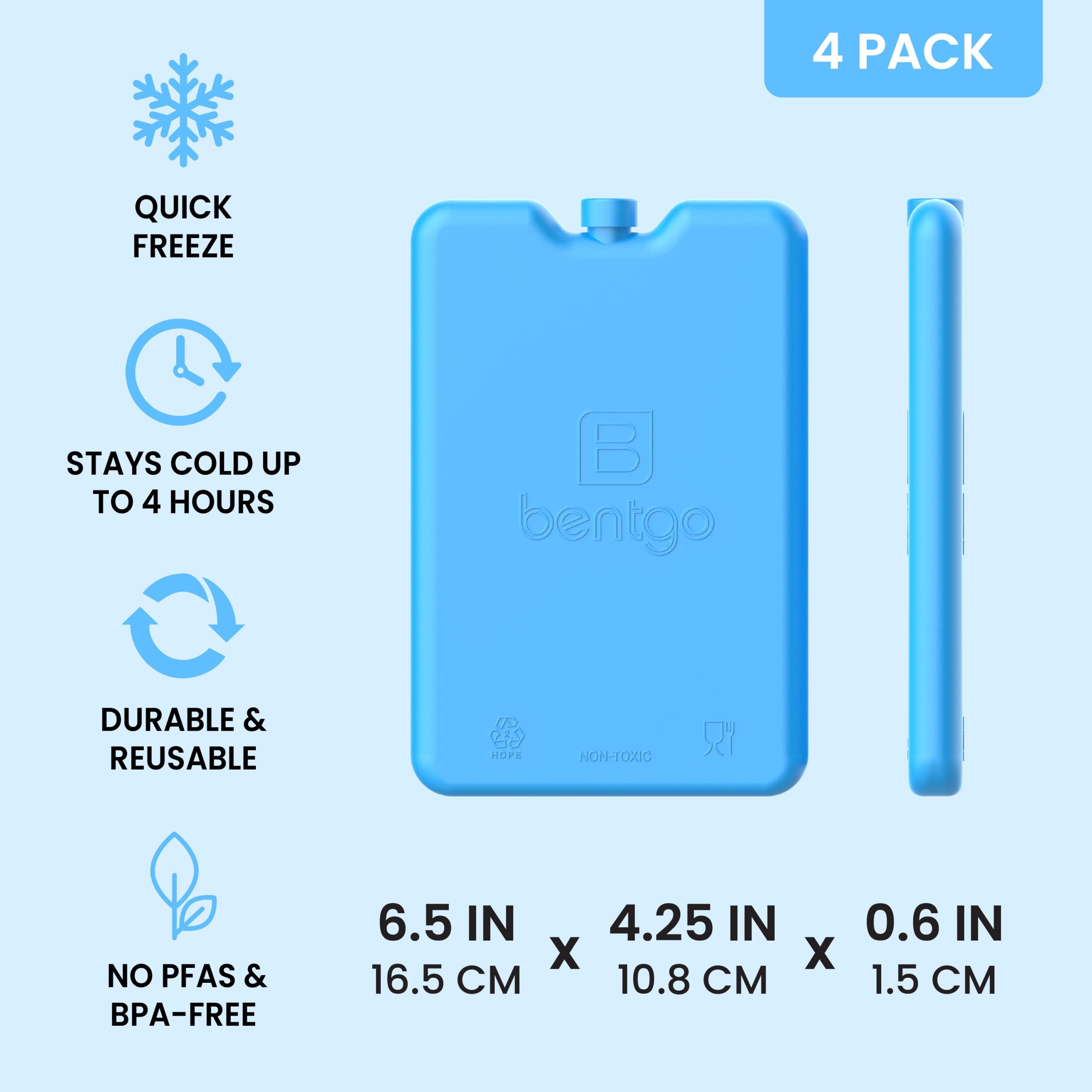 Bentgo Chillers Reusable Ice Packs (4-Pack) - Image 10