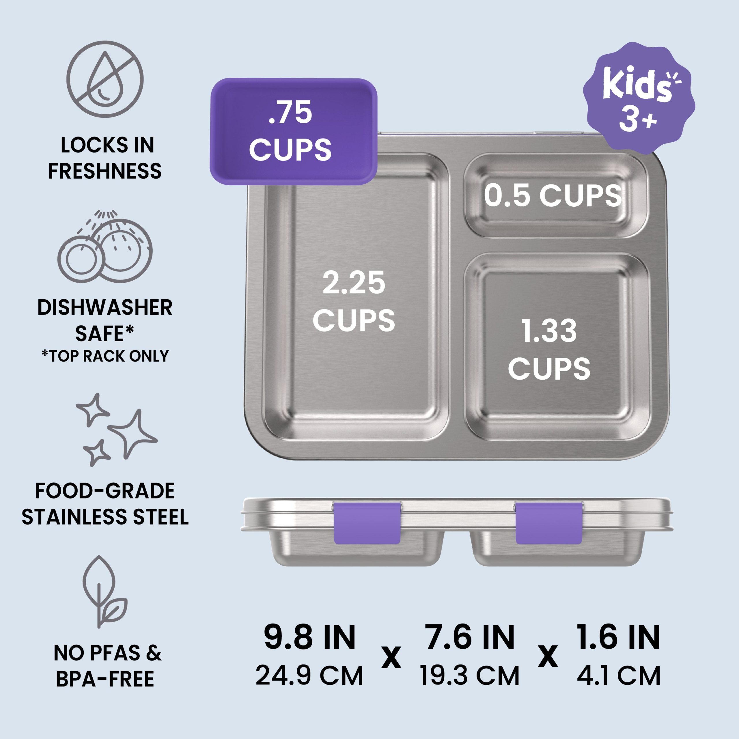 Bentgo Kids Stainless Steel Lunch Box (2-Pack) - Image 27