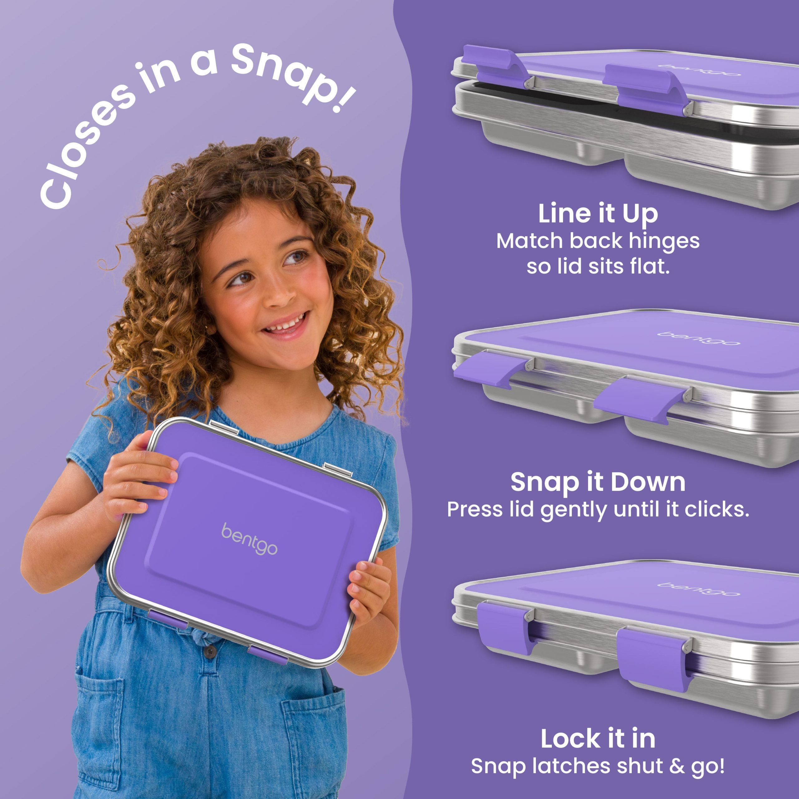 Bentgo Kids Stainless Steel Lunch Box (2-Pack) - Image 28