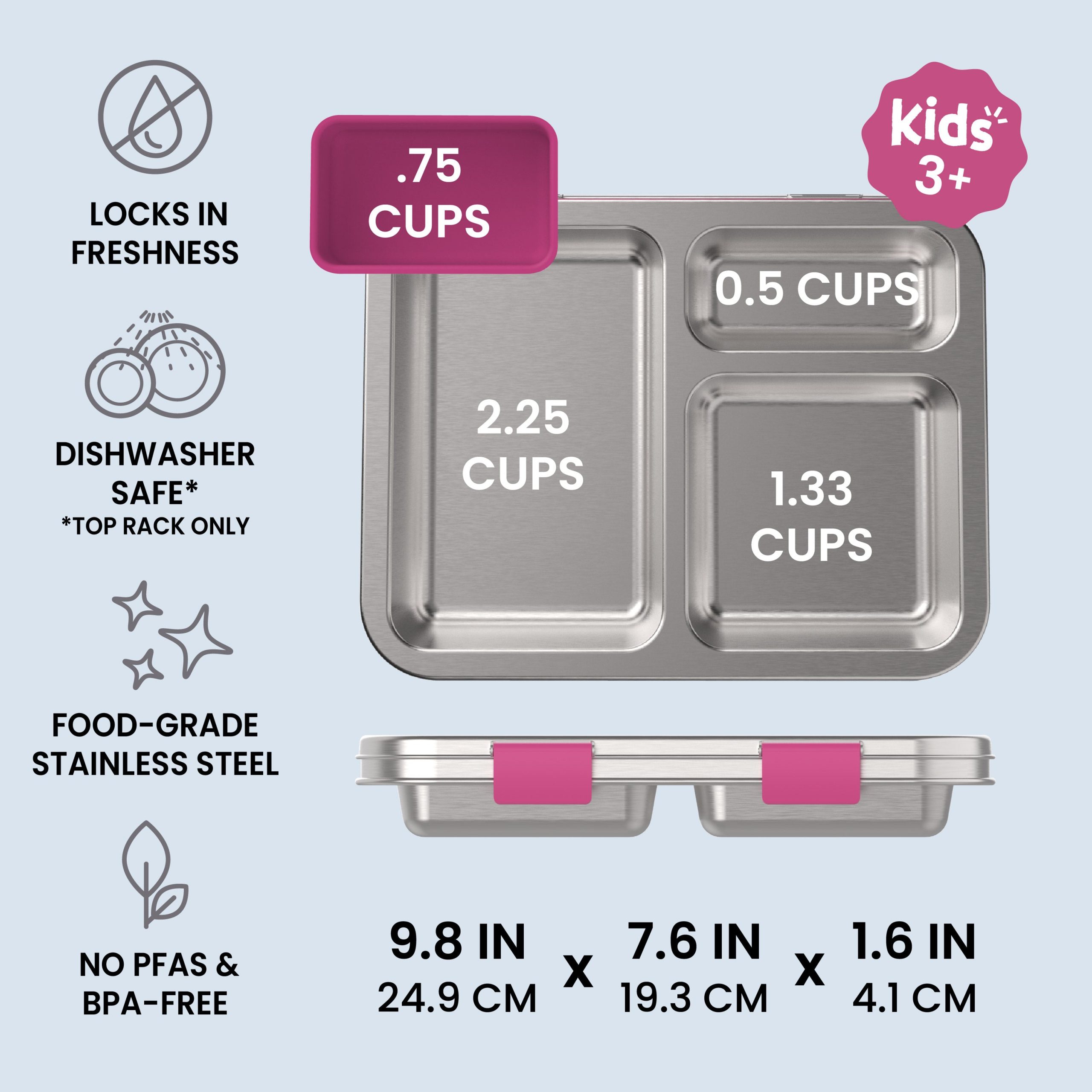 Bentgo Kids Stainless Steel Lunch Box (2-Pack) - Image 19