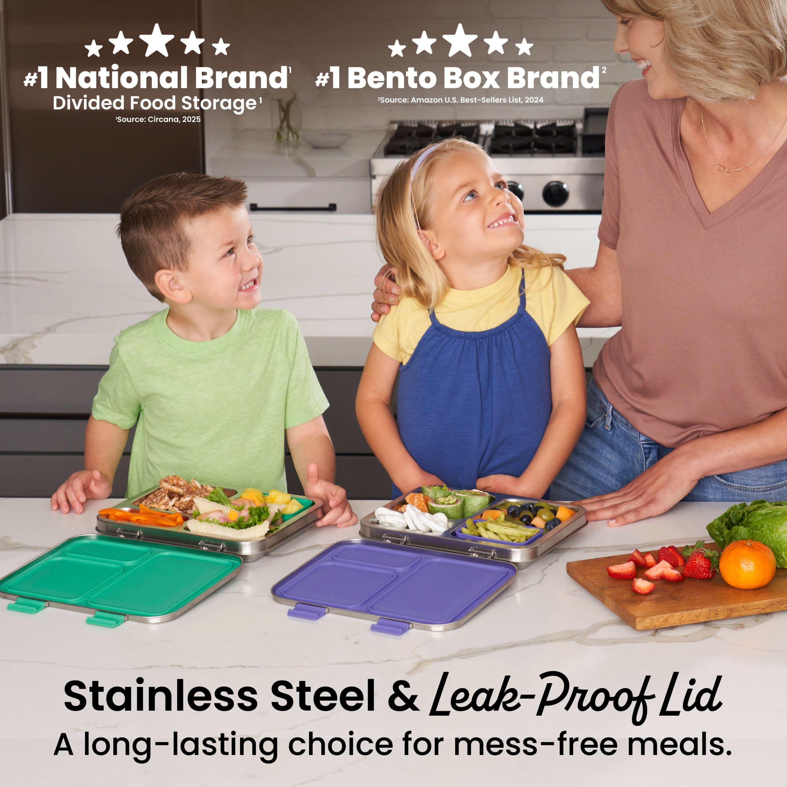 Bentgo Kids Stainless Steel Lunch Box (2-Pack) - Image 10