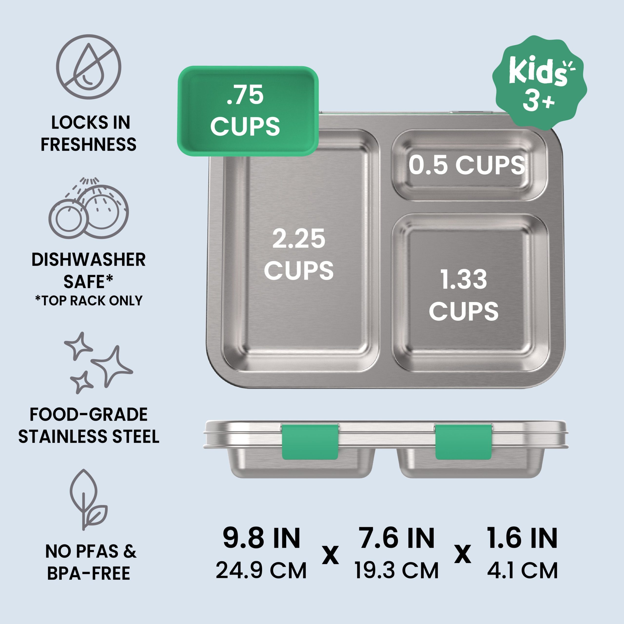 Bentgo Kids Stainless Steel Lunch Box (2-Pack) - Image 11
