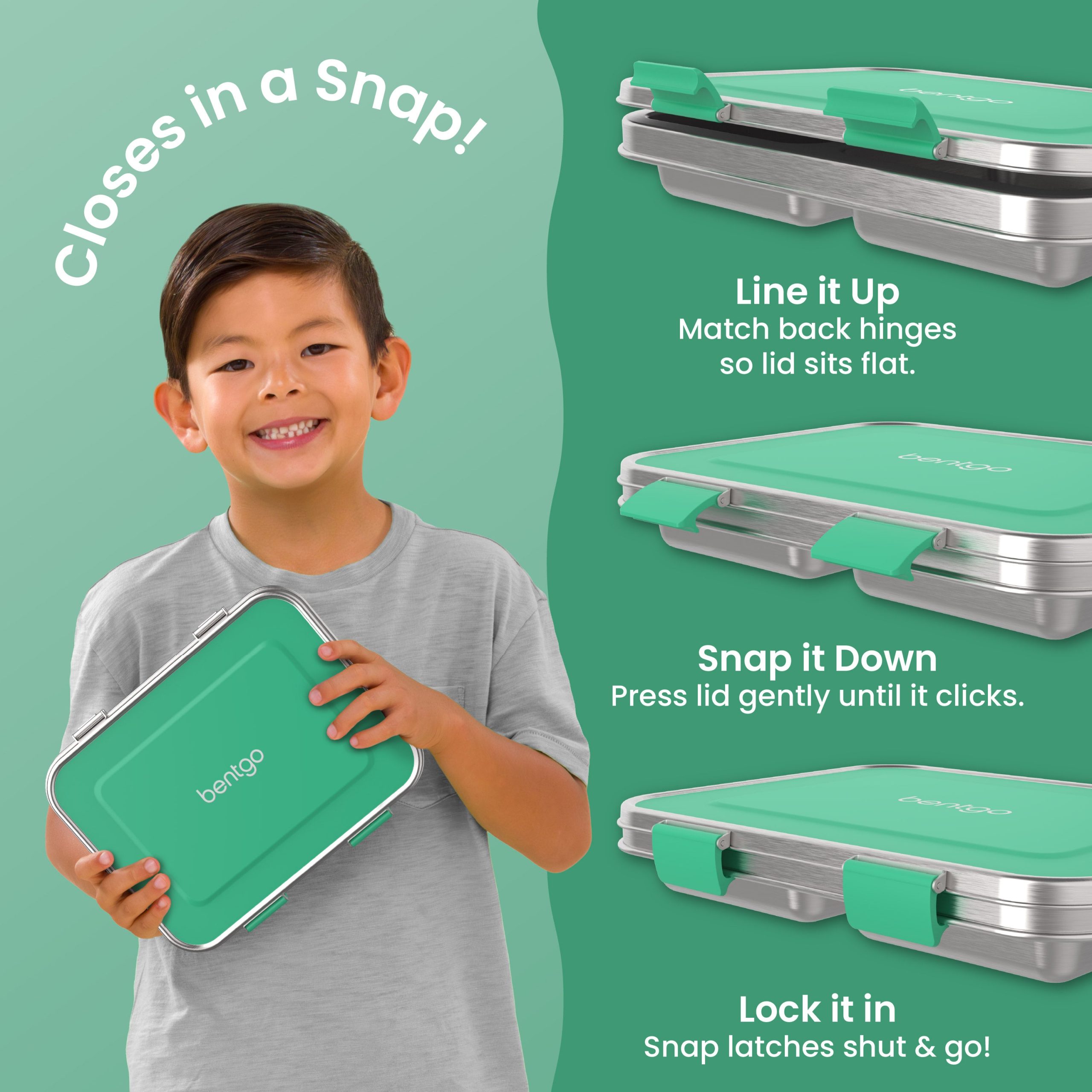 Bentgo Kids Stainless Steel Lunch Box (2-Pack) - Image 12