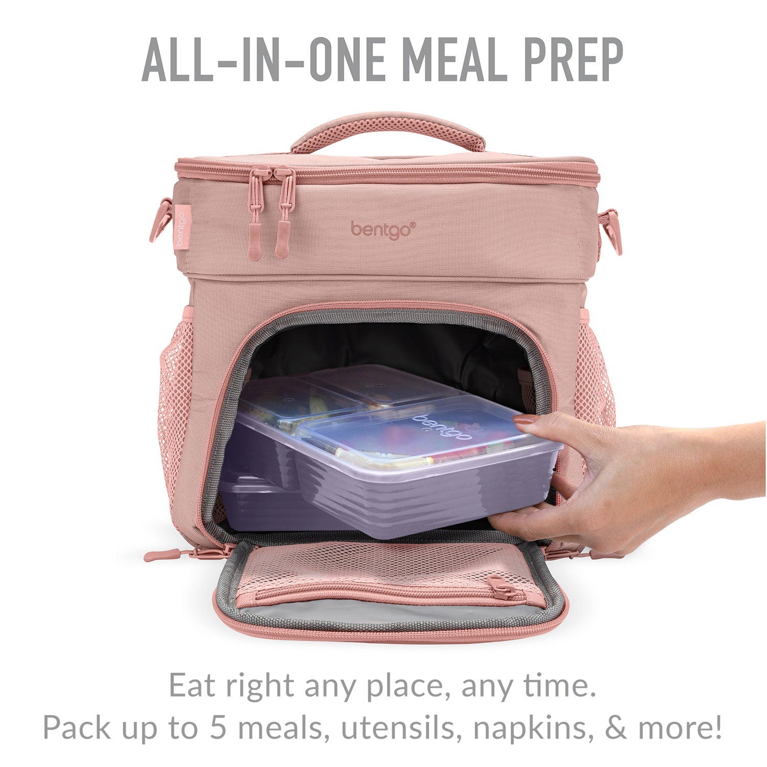 Bentgo Prep Deluxe Bag & 60-Piece Meal Prep Container Set - Image 9