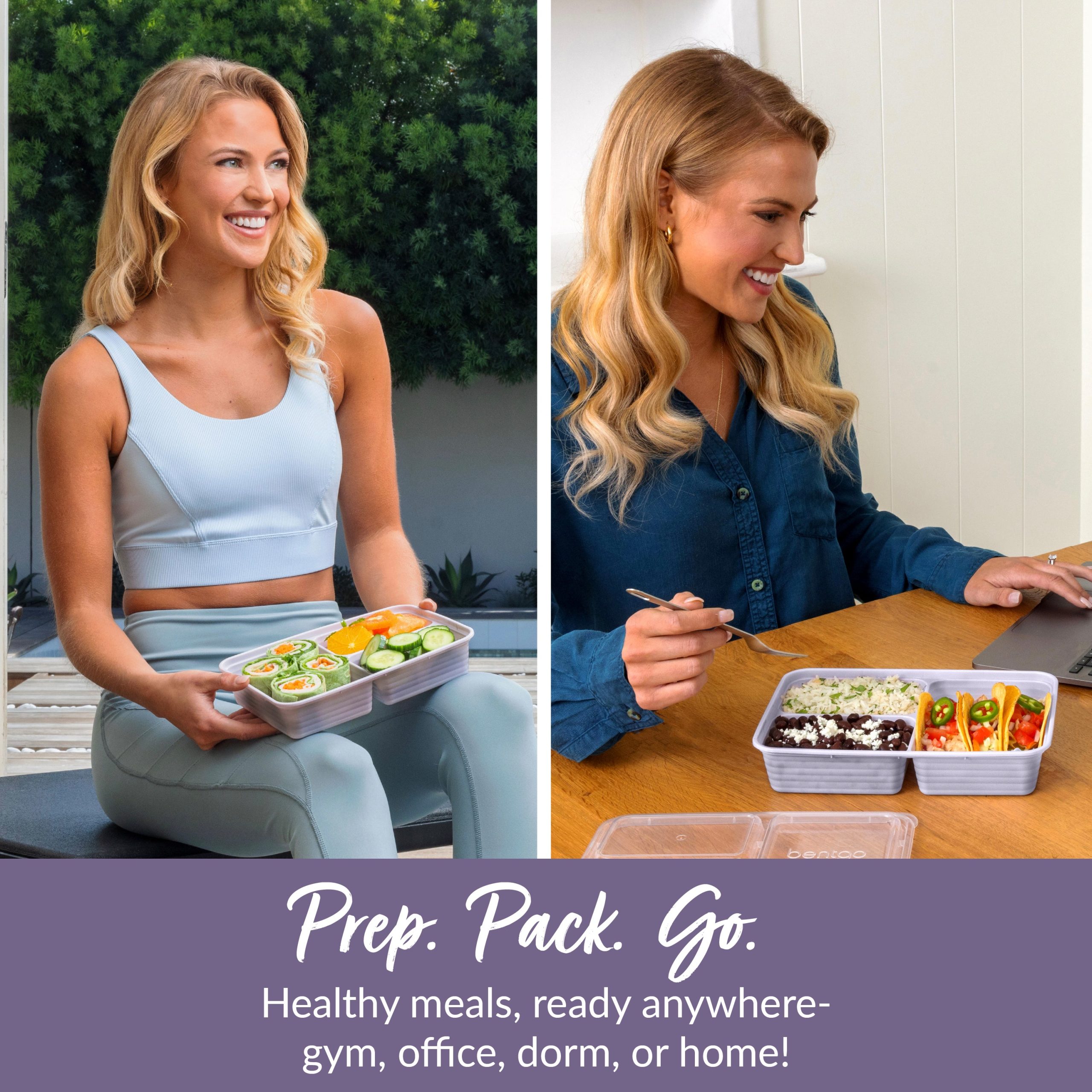 Bentgo Prep 3-Compartment Meal Prep Containers (20-Piece) - Image 3
