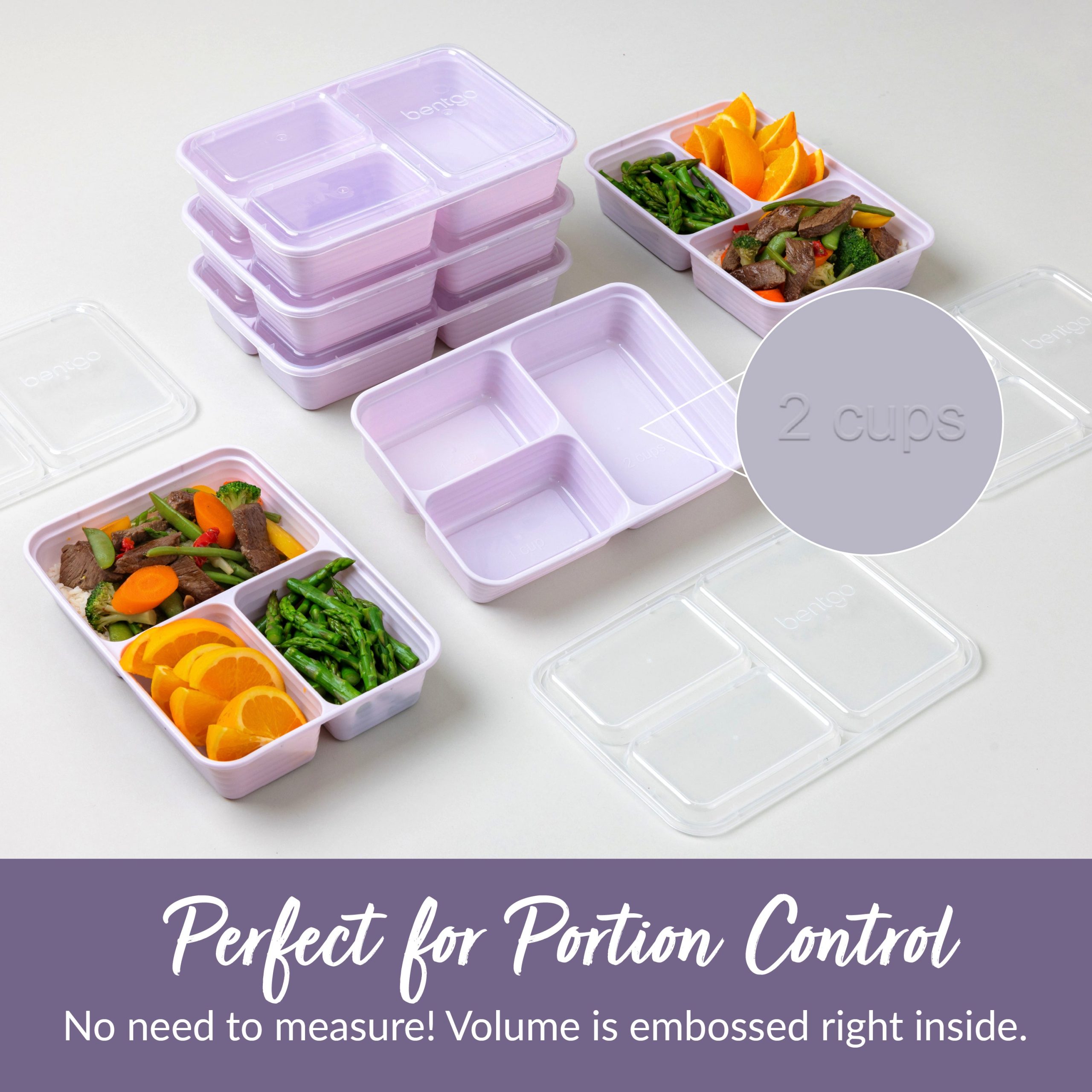 Bentgo Prep 3-Compartment Meal Prep Containers (20-Piece) - Image 6