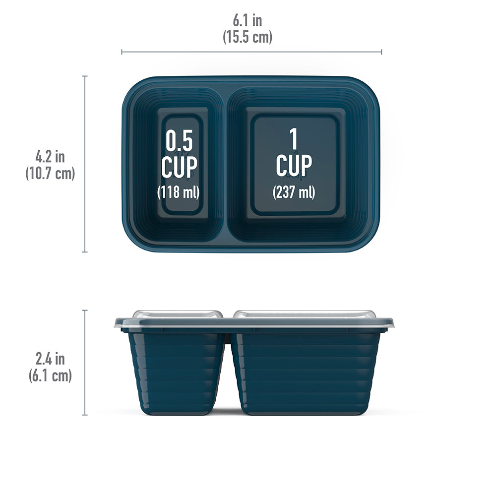 Bentgo Prep 2-Compartment Snack Containers (20-Piece) - Image 7