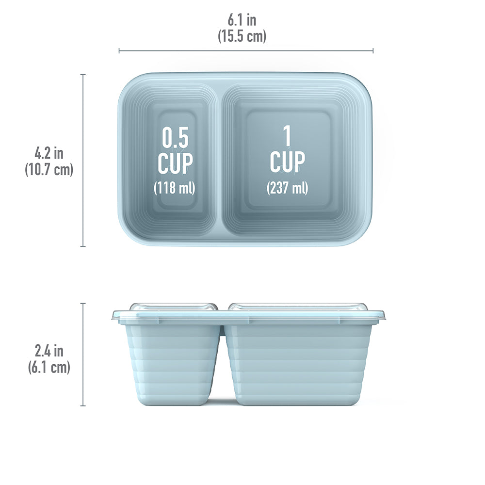 Bentgo Prep 2-Compartment Snack Containers (20-Piece) - Image 23