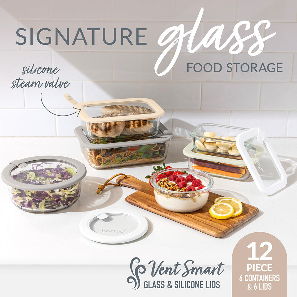 Bentgo Signature Glass Food Storage Set (12-Piece) - Image 2