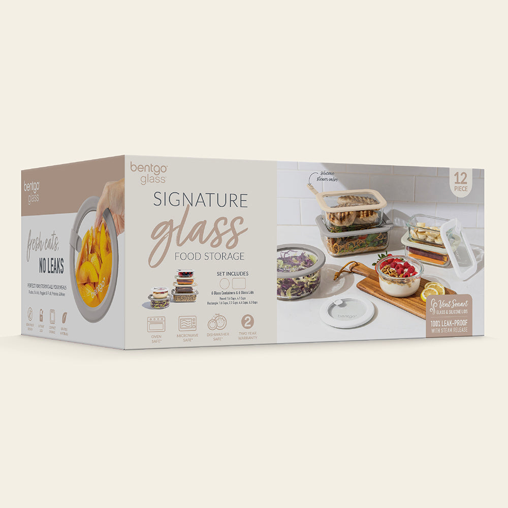Bentgo Signature Glass Food Storage Set (12-Piece) - Image 7