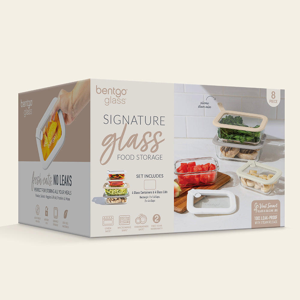 Bentgo Signature Glass Food Storage Set (8-Piece) - Image 7
