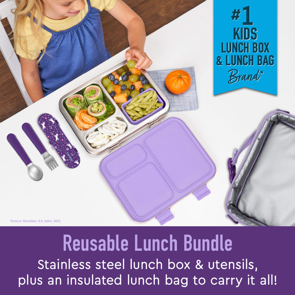 Bentgo Kids Stainless Steel Lunch Set - Image 2